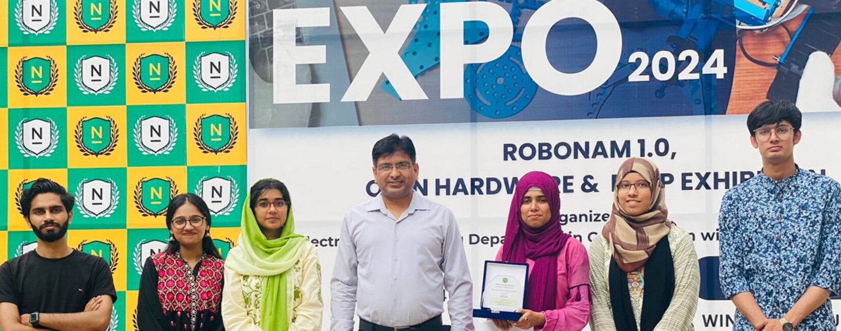 SAEE CAE NUST WON NAMALTECH EXPO 2024 ROBOTICS COMPETITION